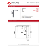 Linkware Elle Stainless Steel Noble Sink Mixer